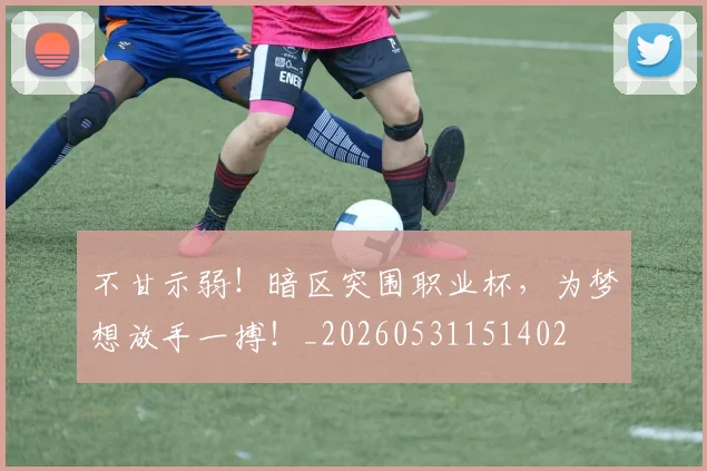 不甘示弱！暗区突围职业杯，为梦想放手一搏！_20260531151402